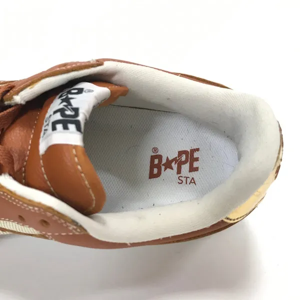 [8.5] Bape Sta Leather / Woven Nylon