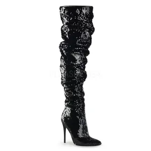 COURTLY-3011  Black Sequins