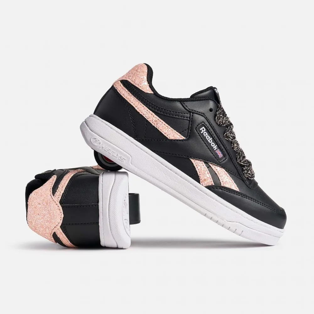 Heelys x Reebok Club C Shoes - Black / Rose Gold