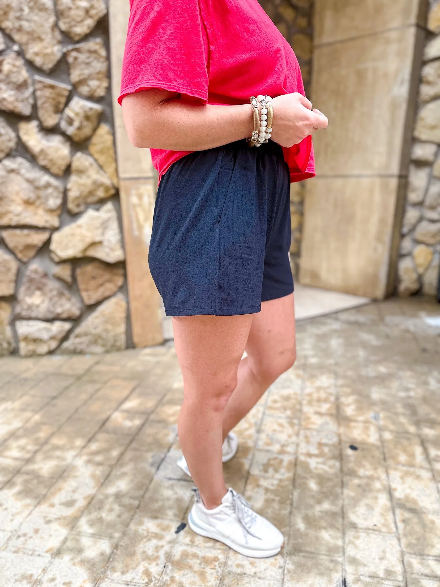 Lucy Crinkle Woven Shorts