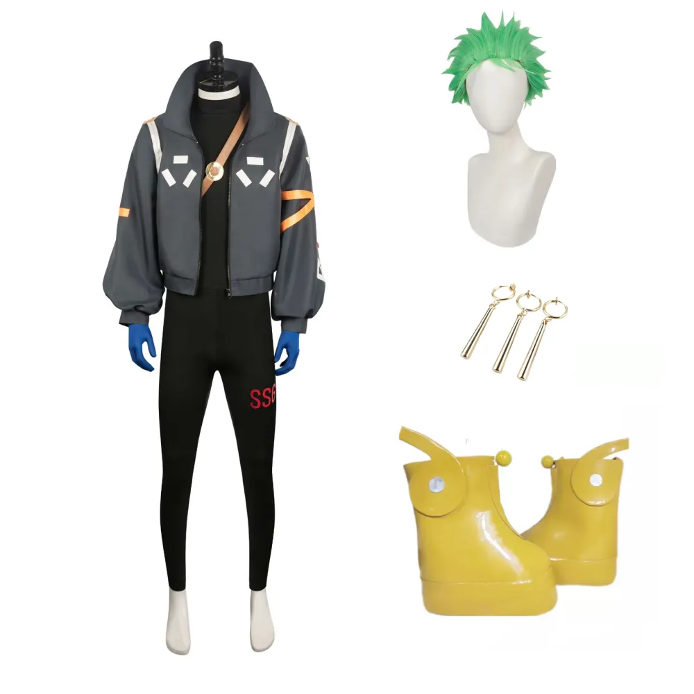 One Piece Roronoa Zoro Anime Black Outfits Egghead Arc Future Costume Cosplay Costume Outfits