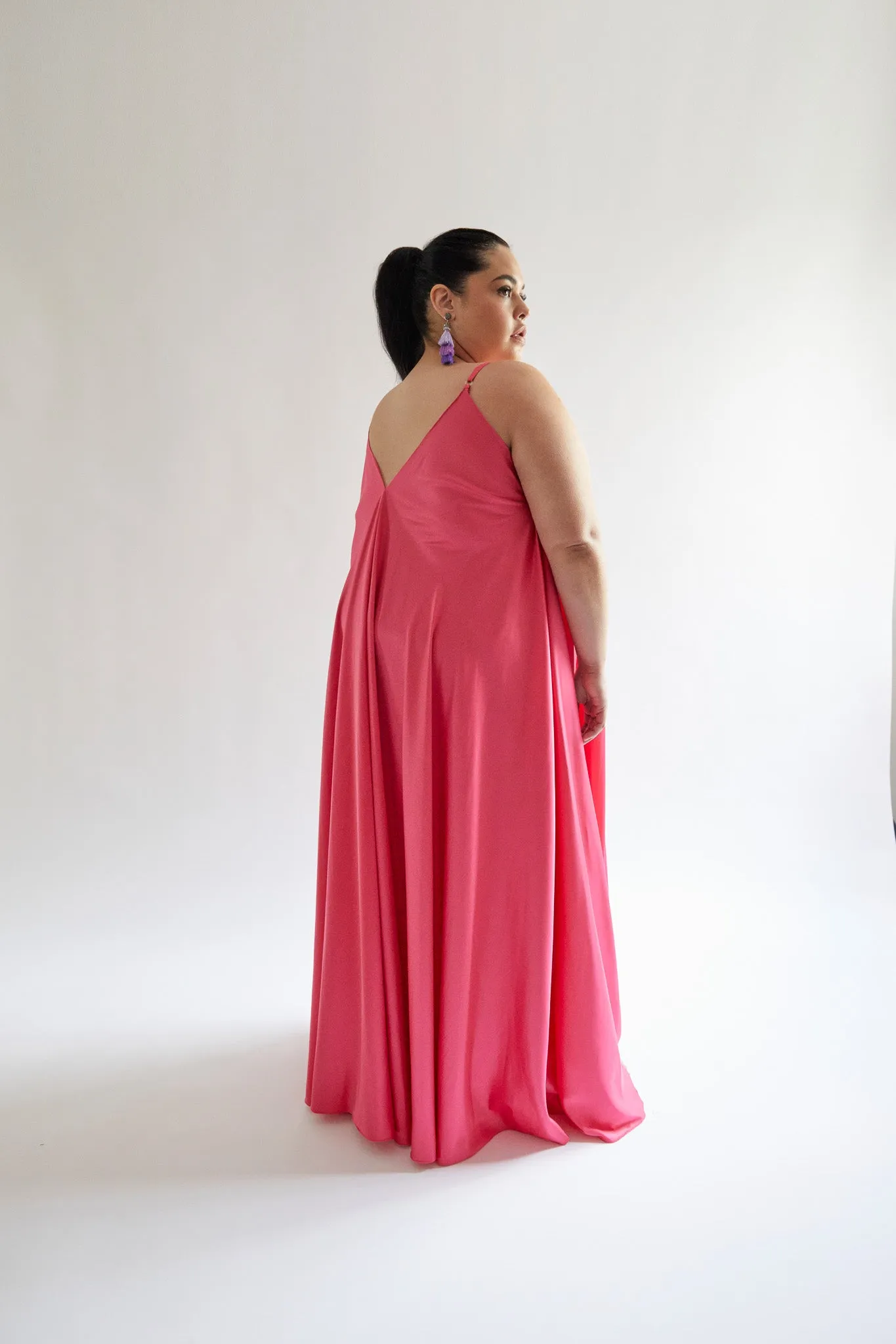 Rosa Floral Silk Dress